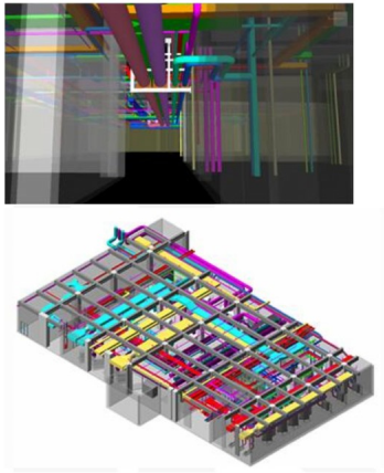 西安万科创意谷项目机电工程-商业BIM应用案例_4