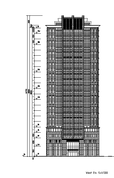 [BIM练习图纸]黄浦区104地块施工图归档（含机电、结构图纸）
