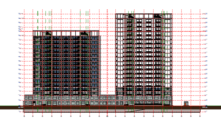 BIM模型-revit模型-住宅小区模型_3