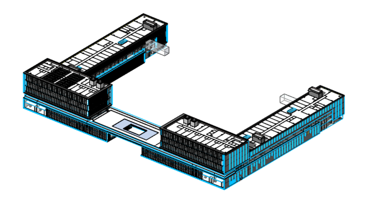 BIM模型-revit模型-上证数据中心方案阶段BIM模型_4