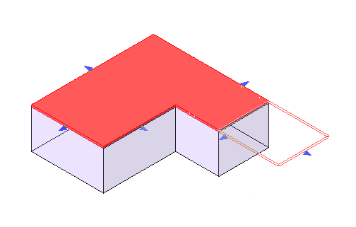 [revit教程]延伸屋顶面