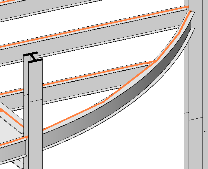 [Revit教程]绘制弯曲梁