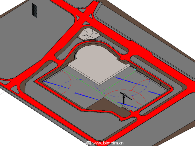 2BIM模型-revit模型-施工场地部署模型