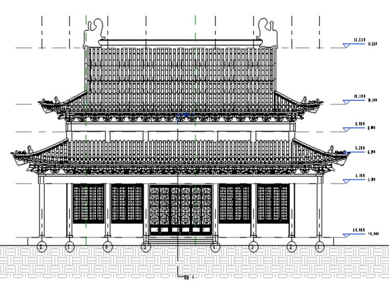 4古建北立面图