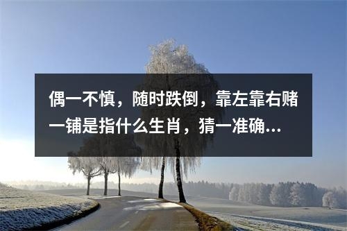 偶一不慎，随时跌倒，靠左靠右赌一铺是指什么生肖，猜一准确词语揭晓释义_生肖与春天的不解之缘实时意释