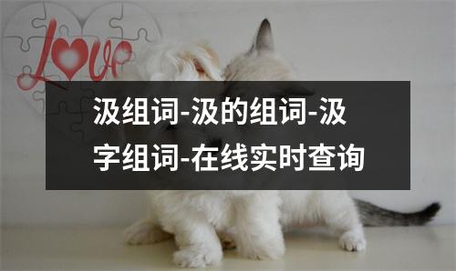 汲组词-汲的组词-汲字组词-在线实时查询
