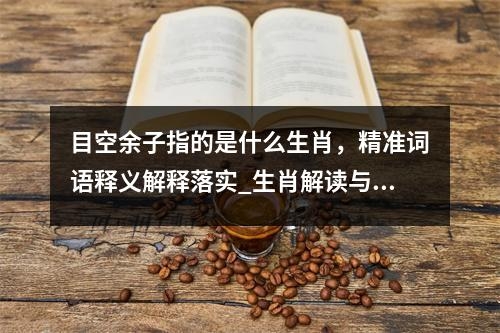 目空余子指的是什么生肖，精准词语释义解释落实_生肖解读与探寻实时意释