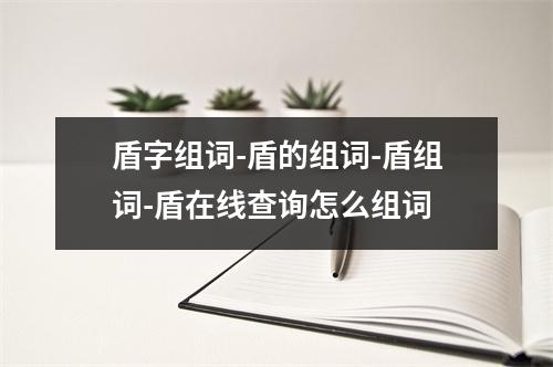 盾字组词-盾的组词-盾组词-盾在线查询怎么组词