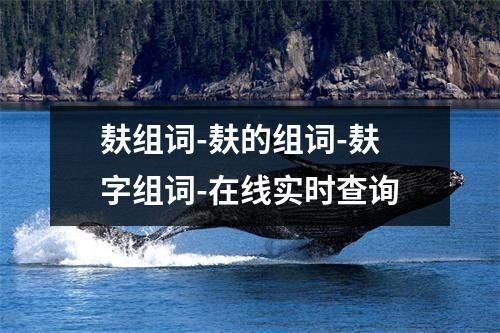 麸组词-麸的组词-麸字组词-在线实时查询