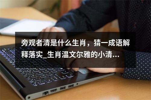 旁观者清是什么生肖，猜一成语解释落实_生肖温文尔雅的小清新实时意释