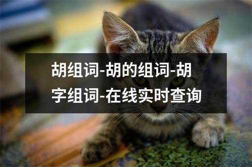 胡组词-胡的组词-胡字组词-在线实时查询
