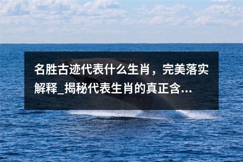 名胜古迹代表什么生肖，完美落实解释_揭秘代表生肖的真正含义实时意释