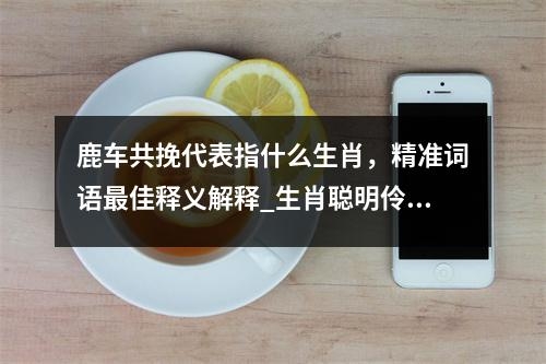 鹿车共挽代表指什么生肖，精准词语最佳释义解释_生肖聪明伶俐却好耍小聪明实时意释