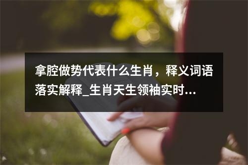 拿腔做势代表什么生肖，释义词语落实解释_生肖天生领袖实时意释